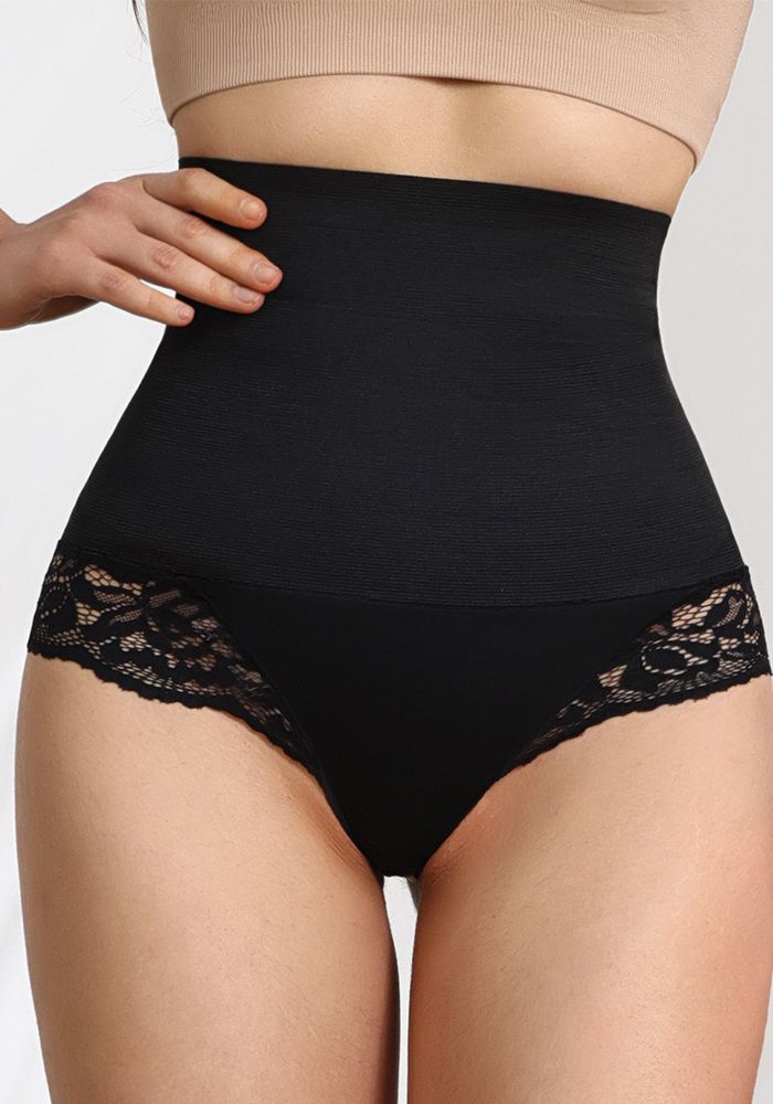 Pantalons de contrôle abdominal en dentelle - Sous-vêtements de contrôle du ventre