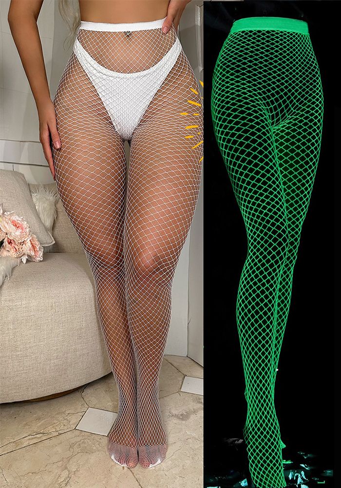 Collants en résille creux pour femmes, bas en résille, lingerie sexy