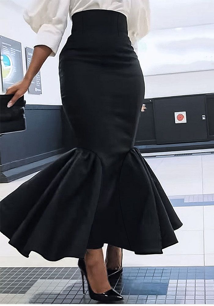 Jupe longue élégante en bodycon pour femmes