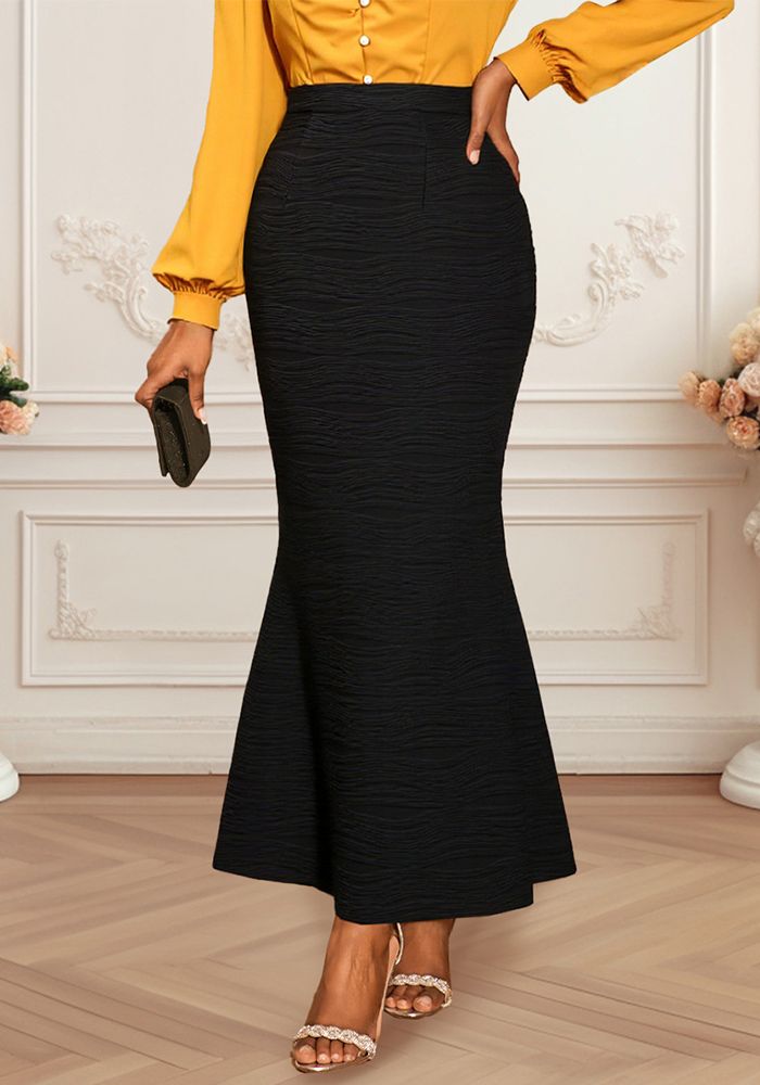 Jupe bodycon élégante à queue de poisson pour femmes