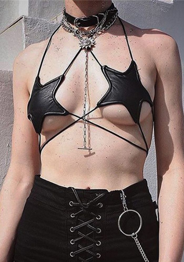 Soutien-gorge en dentelle à lacets pour femmes