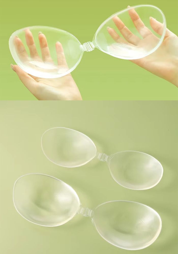 Couvre-mamelons en silicone invisible épais pour femmes, push-up, antidérapants, anti-malfonction vestimentaire