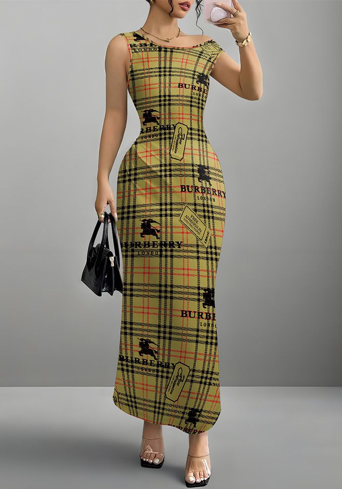 Robe sans manches imprimée pour femmes