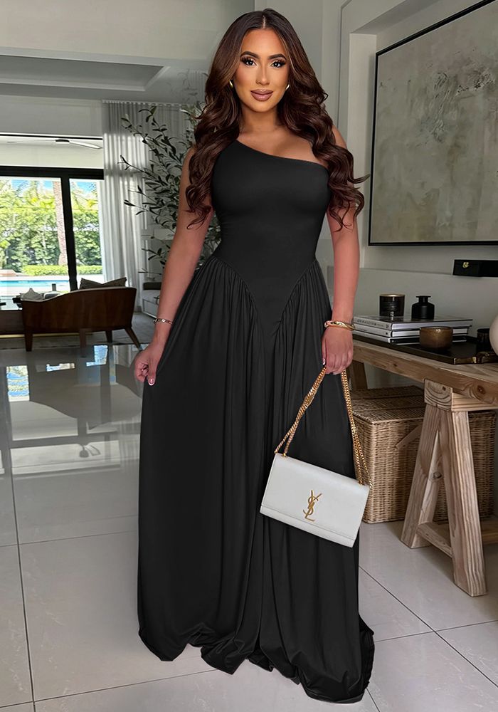 Robe Bodycon à Épaules Dégagées et Dos Bas pour Femmes