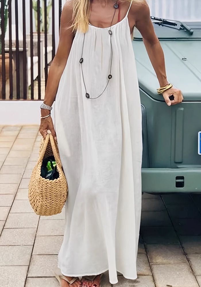Robe Femme Dos Nu Bretelles Hors Épaules