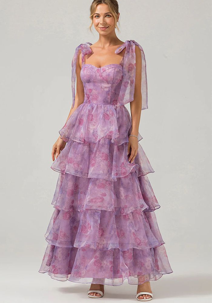 Robe sans manches à fleurs à bretelles pour femmes, décolleté bardot, drapé noué printemps/été