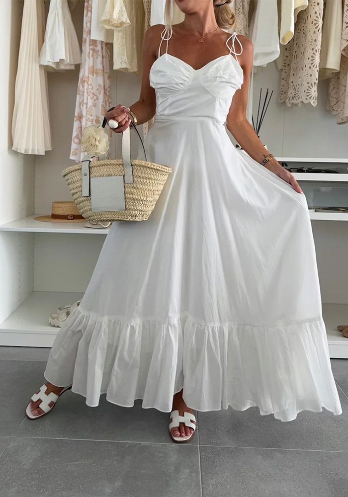 Robe à bretelles d'été pour femmes
