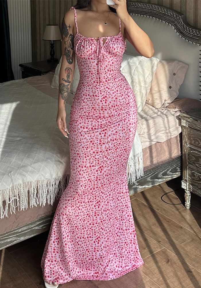 Robe Salopette Florale Printemps Femme