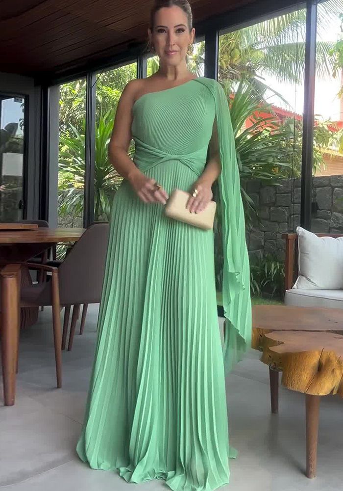 Robe longue plissée à manches raglan et épaule dénudée, couleur unie, mode été, taille slim