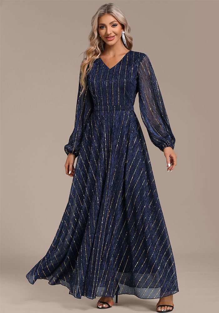 Robe de Soirée à Paillettes pour Femmes