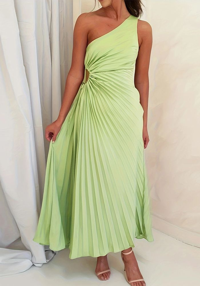 Robe de fête à une épaule pour femmes en automne et hiver