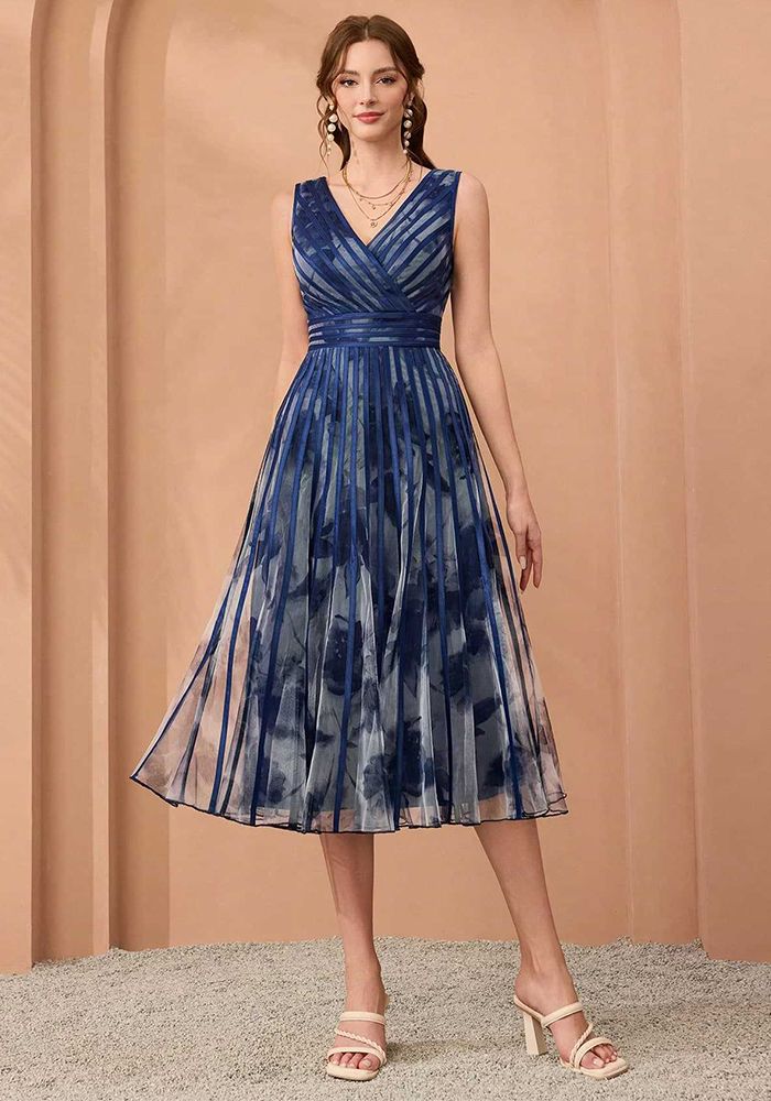Robe de Soirée Formelle Sans Manches pour Femmes