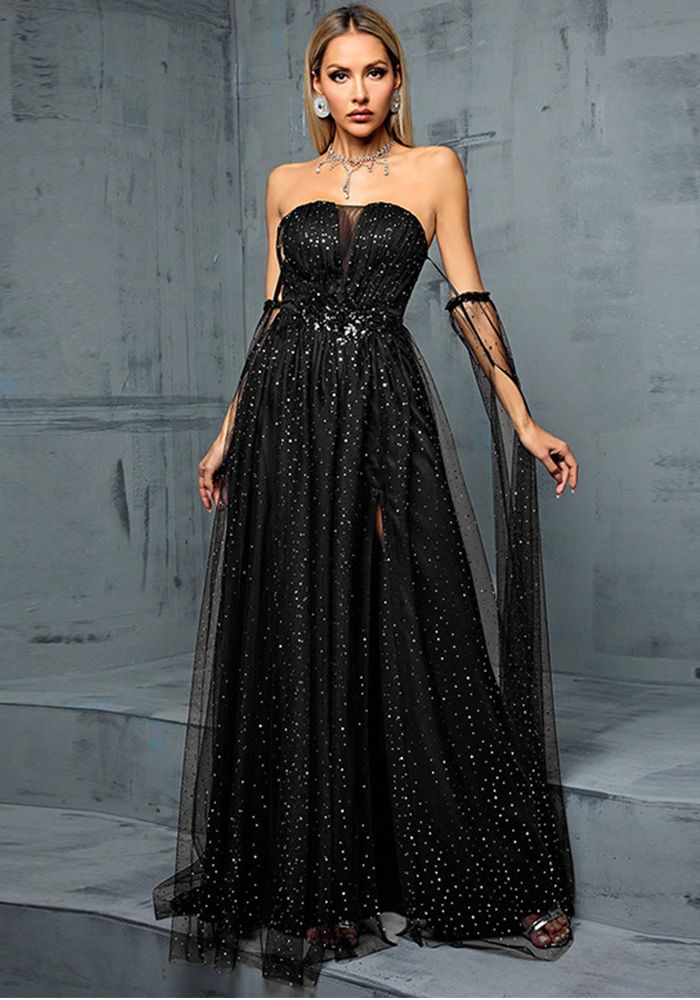 Robe de Soirée de Luxe en Sequins pour Femme