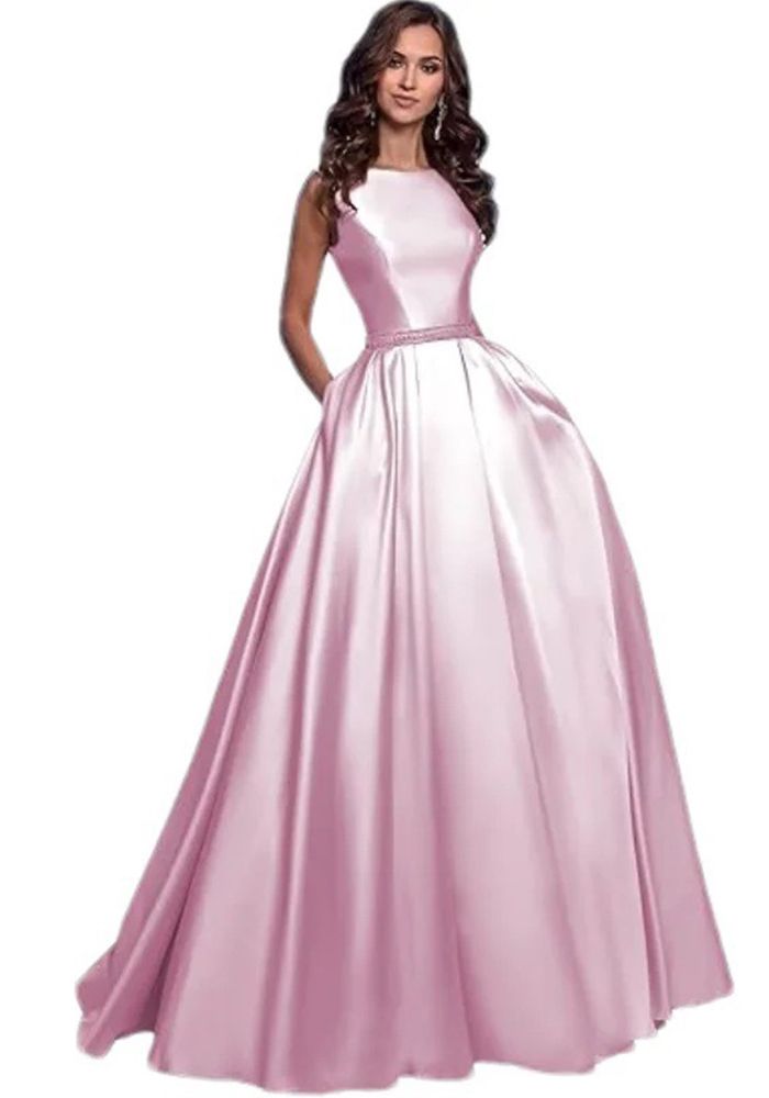 Robe de Soirée Formelle Noire pour Femmes (Délai de traitement de 3 à 6 jours)