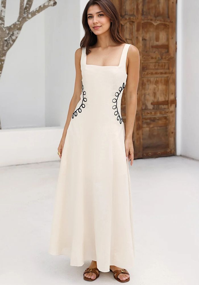 Robe Maxi à Bretelles pour Femme