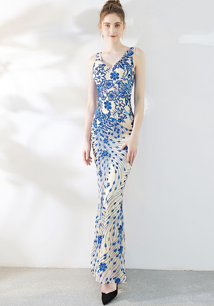 Robe de Soirée Formelle à Queue de Poisson pour Femmes en Été