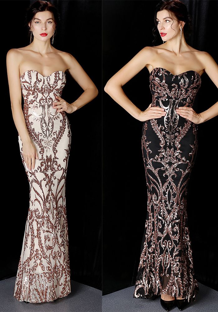 Jupe à Paillettes pour Femmes Robe de Soirée de Bal