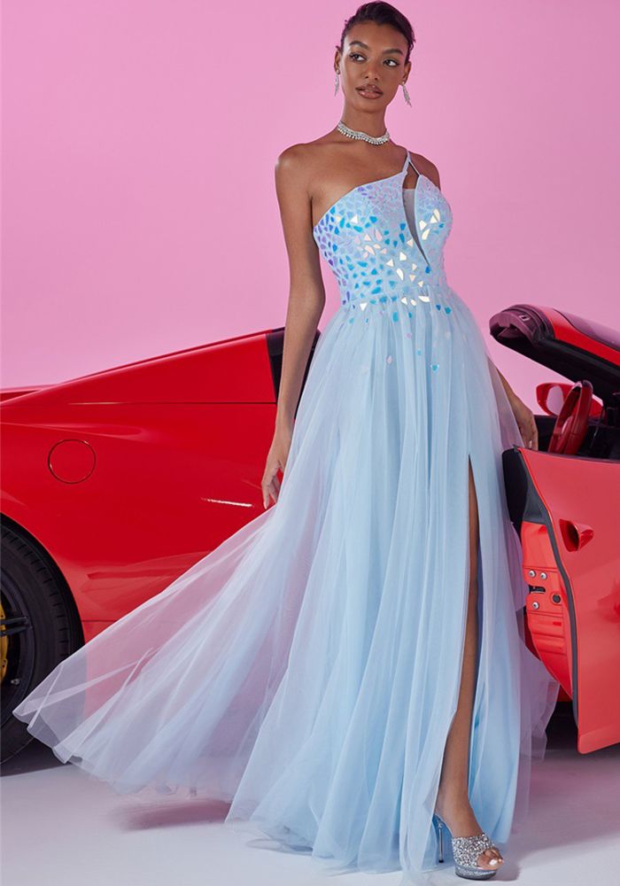 Robe de Soirée Élégante Femme à Épaule Dénudée Slim Longue