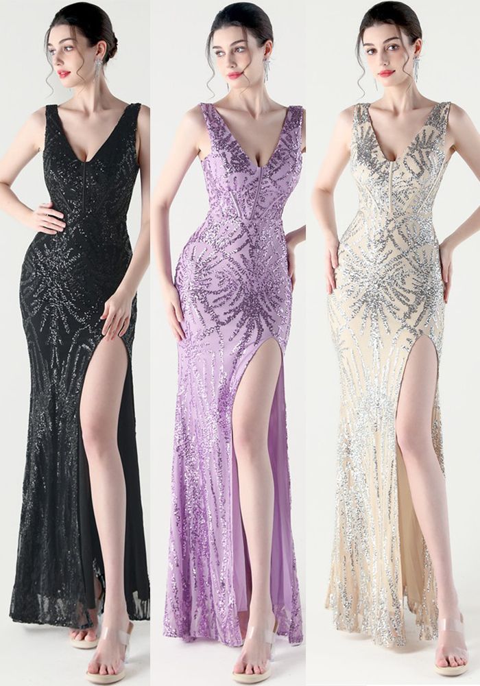 Robe de Soirée Dos Nu Femme à Lacets en Forme de Poisson