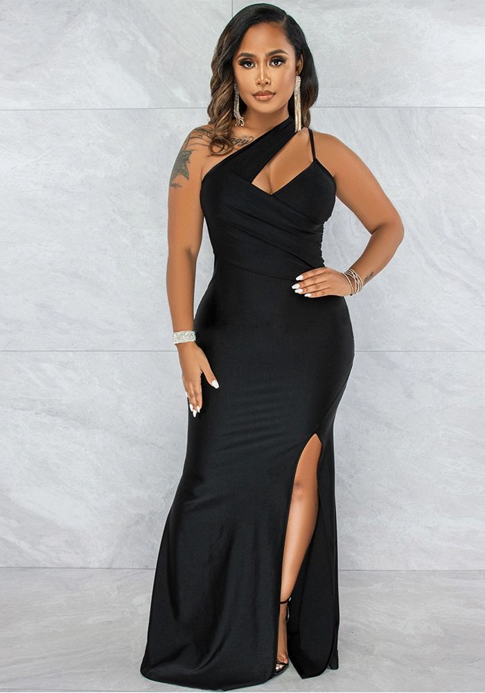 Robe de Soirée à Épaule Dégagée pour Femmes en Été