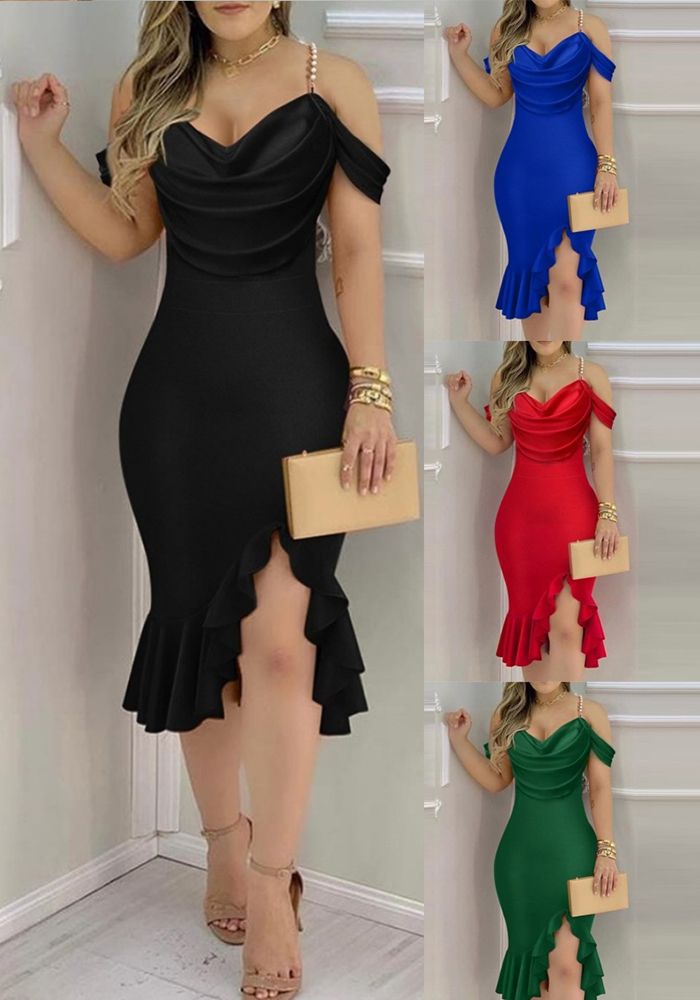Robe Chaîne Perle Femme
