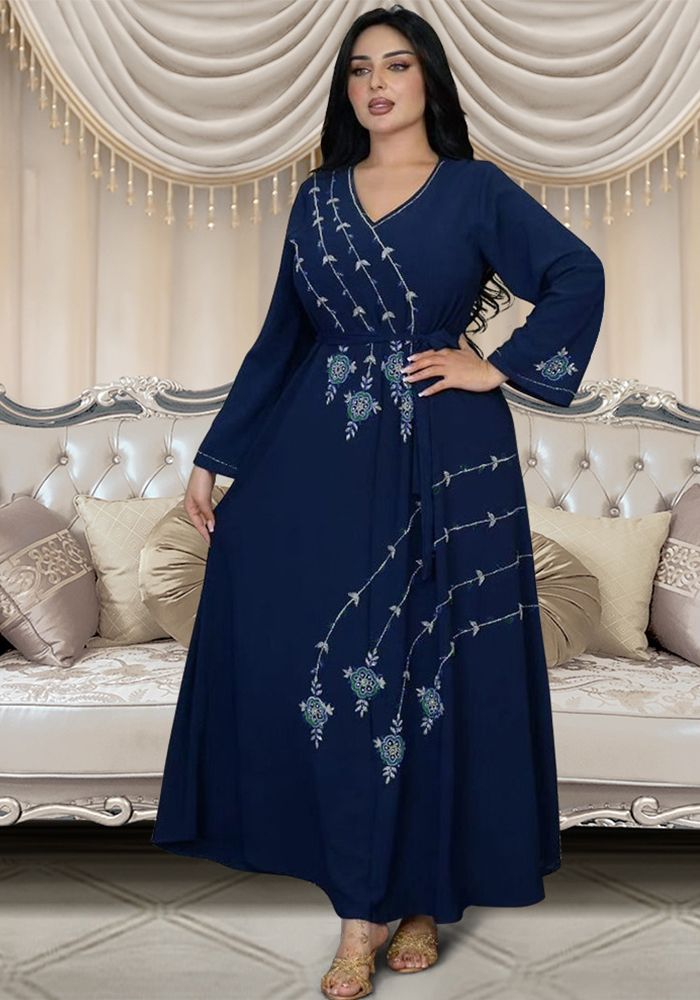 Muslim Women Beaded Dress